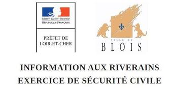 Exercice de sécurité civile mardi 30 janvier 2018 matin à Blois